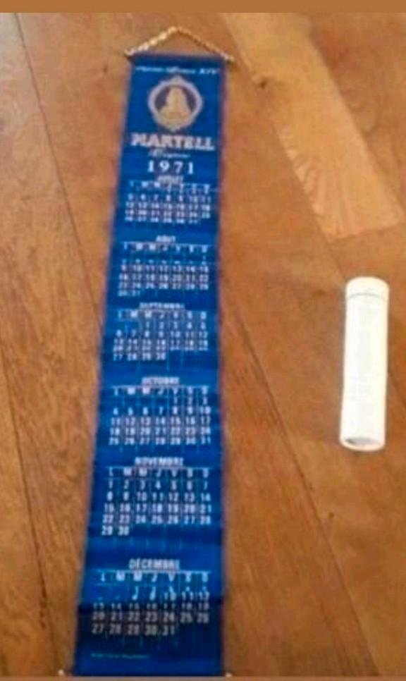 Cognac Martell.1971 kalender in de originele verpakking!, Verzamelen, Biermerken, Duvel, Ophalen of Verzenden