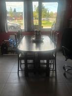 Eettafel met stoelen, Huis en Inrichting, Ophalen, Gebruikt