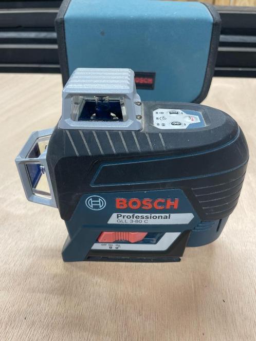 BOSCH GLL 3-80 C kruislijnlaser, Doe-het-zelf en Bouw, Gereedschap | Overige machines, Zo goed als nieuw, Ophalen