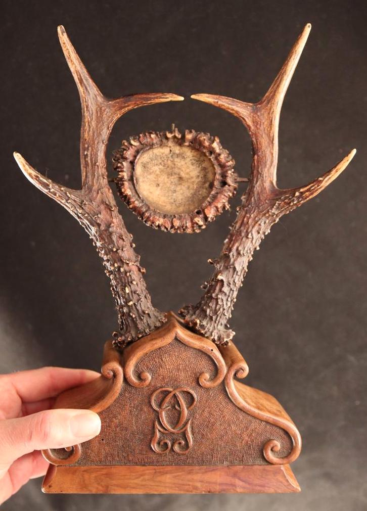 Grote antieke Black Forest porte-montre, Antiek en Kunst, Antiek | Overige Antiek, Ophalen of Verzenden