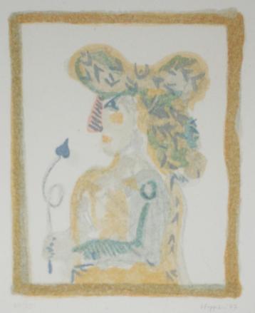 Gustave Foppiani (1925-1986): Figuur 30/70 (43 x 53 cm) beschikbaar voor biedingen
