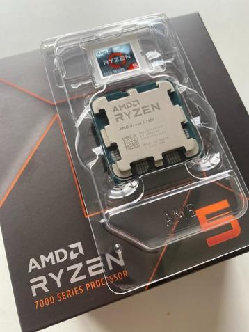 CPU Amd Ryzen 5 7600 Neuf, Neuf, 6-core, AM5, 4 Ghz ou plus