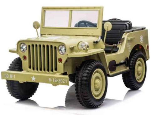 Willy jeep voor 3 kinderen, Kinderen en Baby's, Speelgoed | Buiten | Accuvoertuigen, Nieuw, Ophalen
