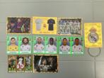 9 Stickers Panini  Real Madrid met Messi en Courtois, Hobby en Vrije tijd, Ophalen of Verzenden, Gebruikt