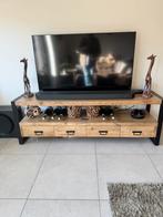 Tv kast mangohout, Huis en Inrichting, Kasten |Televisiemeubels, Ophalen, Zo goed als nieuw
