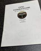 Opel Commodore A - folder, Boeken, Auto's | Folders en Tijdschriften, Ophalen, Opel