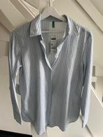 Splinternieuw hemd van United Colors of Benetton maat S, Kleding | Dames, Blouses en Tunieken, Wit, Nieuw, Ophalen of Verzenden
