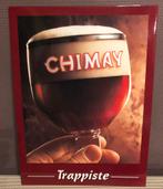 Reklamebordje Trappist Chimay karton, Verzamelen, Ophalen of Verzenden, Nieuw, Reclamebord, Plaat of Schild, Overige merken