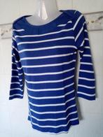 Tex : nieuw longsleeve t-shirt lange mouwen blauw wit , mt M, Maat 38/40 (M), Blauw, Nieuw, Ophalen of Verzenden