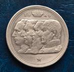 100 Francs  1949 Fr   Low Mintage, Zilver, Ophalen of Verzenden, Losse munt, Zilver