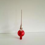Thüringer kerstboompiek (rood/zilver), Ophalen of Verzenden, Gebruikt