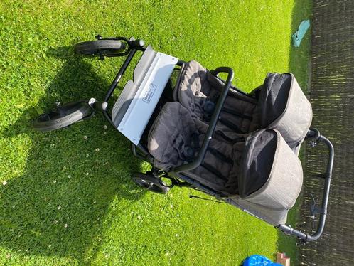 Mountain buggy duet, Kinderen en Baby's, Buggy's, Zo goed als nieuw, Duomodel, Regenhoes, Verstelbare rugleuning, Zonnekap, Ophalen