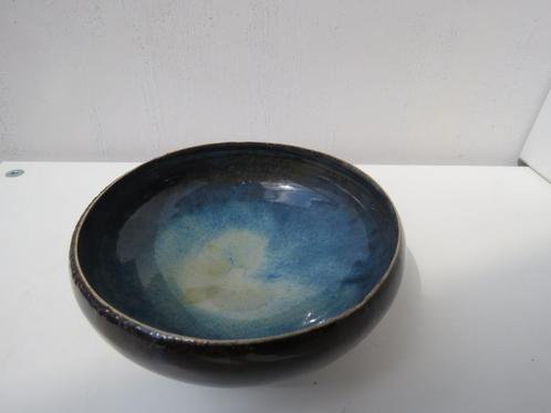 Vintage keramiek schaaltje blauw reactief glazuur, Antiek en Kunst, Antiek | Keramiek en Aardewerk, Ophalen of Verzenden