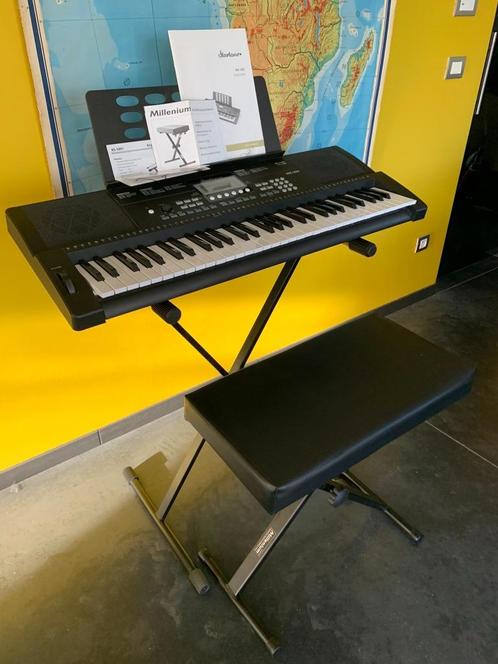 Complete startersset elektronisch keyboard Startone MK-300, Musique & Instruments, Claviers, Comme neuf, 61 touches, Autres marques