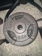 Halterschijf 30 mm Focus Fitness Hamerton 5 kg Gietijzer, Sport en Fitness, Ophalen, Nieuw