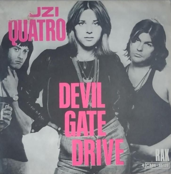 Suzi Quatro - Devil gate drive, Cd's en Dvd's, Vinyl Singles, Zo goed als nieuw, Single, Pop, 7 inch, Ophalen of Verzenden