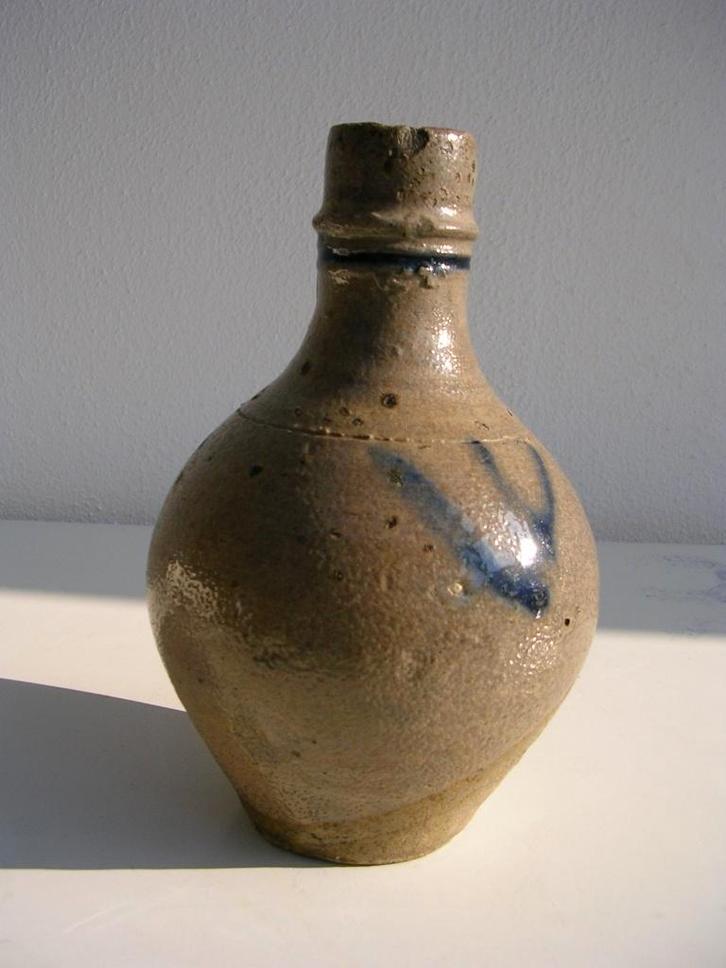 Steengoed Keulse Kruik Kannetje Westerwald of Elzas om 1800, Antiek en Kunst, Antiek | Keramiek en Aardewerk, Ophalen of Verzenden