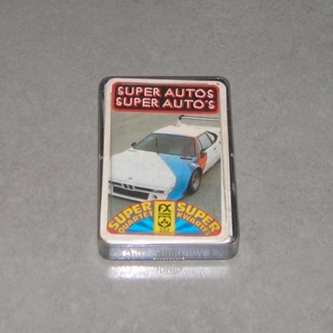 Kwartet – spel Super Auto’s, Verzamelen, Speelkaarten, Jokers en Kwartetten, Kwartet(ten), Ophalen of Verzenden