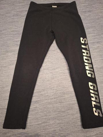 Warme (dans)legging zwart maat 134 beschikbaar voor biedingen