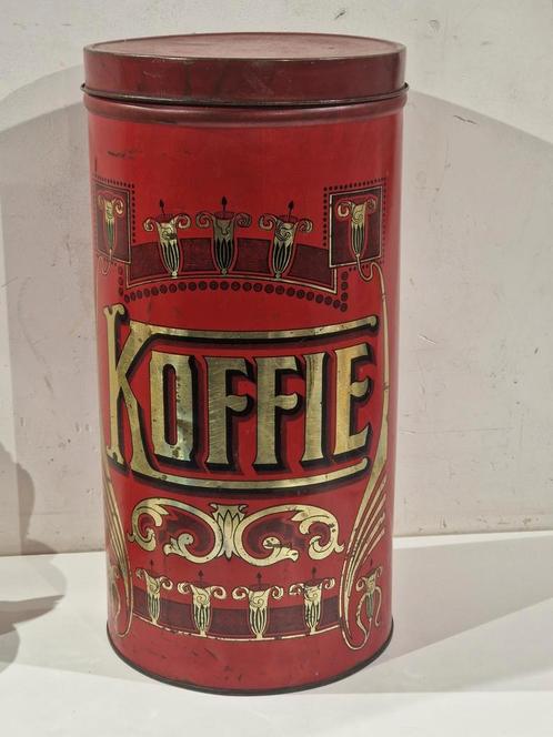 Xl koffie blik , 45 cm , zeer mooie staat, Verzamelen, Blikken, Zo goed als nieuw, Koffie, Ophalen of Verzenden