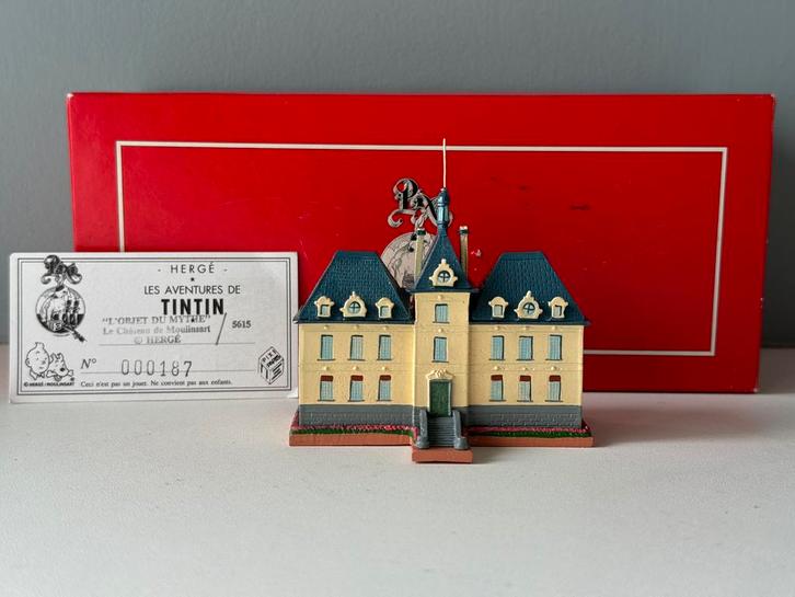 Le château de moulinsart - objet du mythe - pixi - tintin, Collections, Personnages de BD, Comme neuf, Tintin, Enlèvement ou Envoi