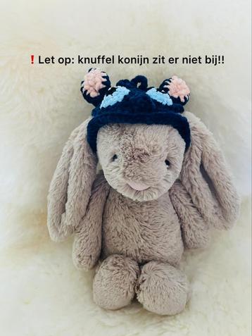 Gehaakt stitch hoedje voor medium jellycat beschikbaar voor biedingen