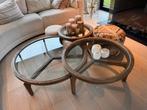 Trio salontafels, Huis en Inrichting, Tafels | Salontafels, Ophalen, Rond, Glas