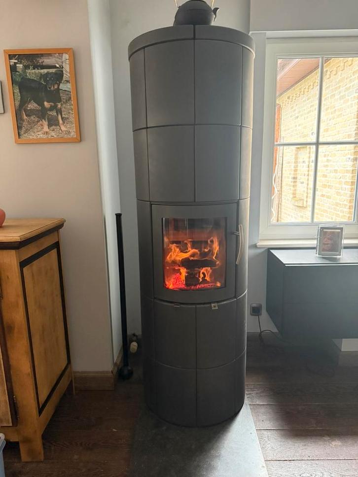 SpeksteenKachel Lotus Maestro 3, Huis en Inrichting, Kachels, Zo goed als nieuw, Vrijstaand, Overige soorten, Hout, Ophalen of Verzenden