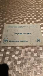 Originele handleiding voor de Gilera 50 GR2, Ophalen of Verzenden, Zo goed als nieuw