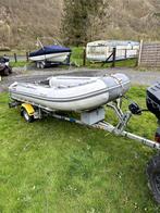 Bateau pneumatique Charles Oversea avec remorque, Sports nautiques & Bateaux, Autres marques, Moins de 70 ch, Enlèvement, Aluminium