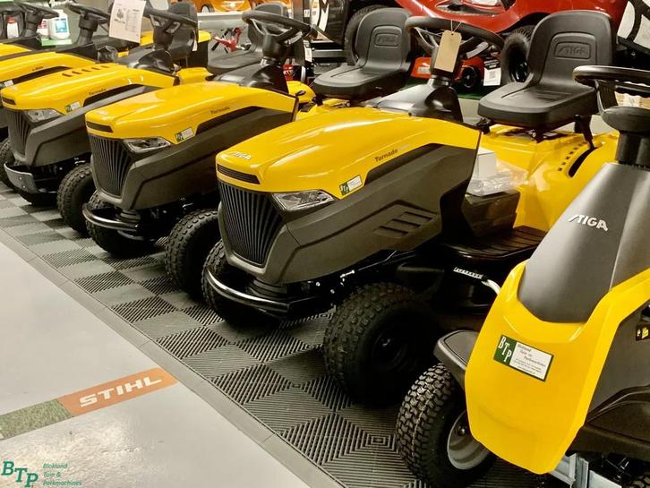 Stiga Tornado 398H zitmaaier hydrostaat 98cm startklaar!, Antiek en Kunst, Antiek | Gereedschap en Instrumenten