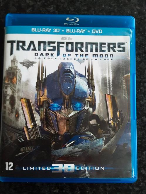 Transformers Dark of the Moon blu ray NL FR blu ray 3D, Cd's en Dvd's, Blu-ray, Zo goed als nieuw, Actie, 3D, Ophalen of Verzenden
