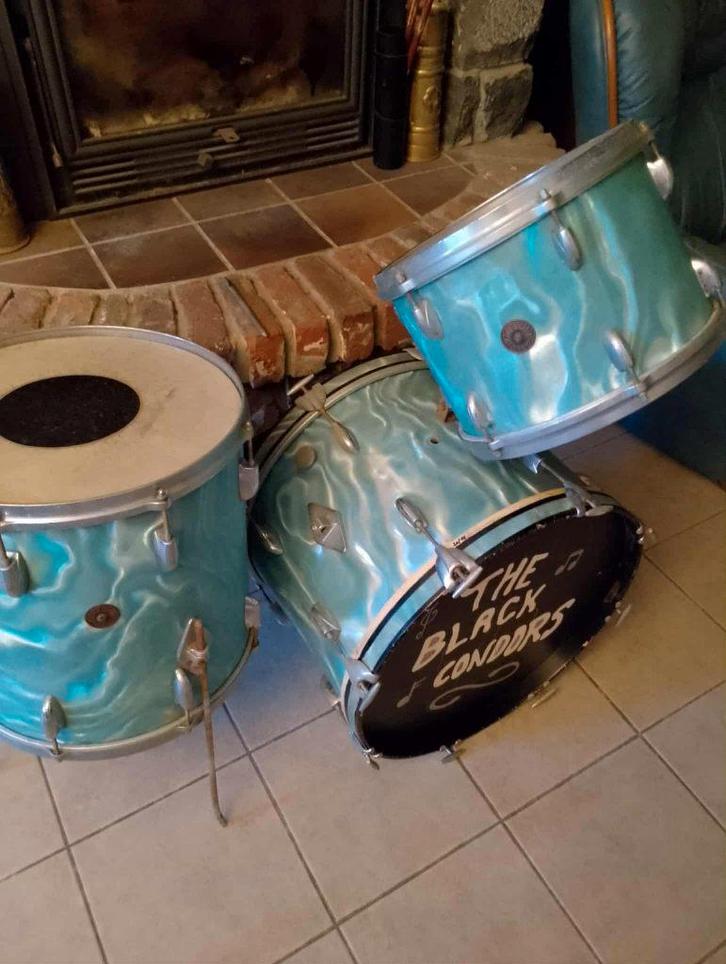 tambours Gertsch vintage, Musique & Instruments, Percussions, Utilisé, Tambour, Enlèvement ou Envoi