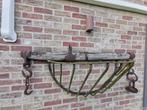 1 mangeoire a foin en fer forgé avec traverse et accessoires, Ophalen, Gebruikt