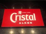 cristal alken toogmat rubber, Verzamelen, Biermerken, Ophalen of Verzenden, Zo goed als nieuw, Overige typen, Overige merken