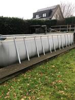 Opbouw zwembad Intex, Tuin en Terras, Zwembaden, Gebruikt, 300 cm of meer, Rechthoekig, Ophalen