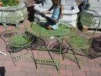 Gietijzeren smeedijzeren tuinset in 3 kleuren verkrijgbaar!, Tuin en Terras, Ophalen, Nieuw
