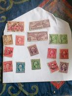 Set Amerikaanse postzegels en 1 Franse, Ophalen of Verzenden