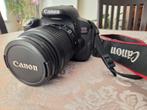Canon EOS 650D + 18-55mm lens, Audio, Tv en Foto, Ophalen, Gebruikt, Spiegelreflex, Canon
