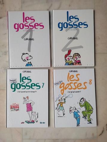 Les Gosses : Tomes 1, 2, 7 et 8 (E.O - à la pièce ou en lot) beschikbaar voor biedingen