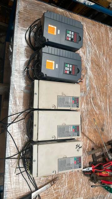 Yaskawa 11 kilowatt en 7,5 kilowatt frequentieregelaars beschikbaar voor biedingen