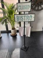 Tekstbord ( bistro open en close), Huis en Inrichting, Woonaccessoires | Tekstborden en Spreuken, Ophalen