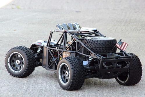 Snelle RC Benzine Buggy Marauder. Big Wheels 4Pk. 80 km/h, Hobby en Vrije tijd, Modelbouw | Radiografisch | Auto's, Nieuw, Benzine