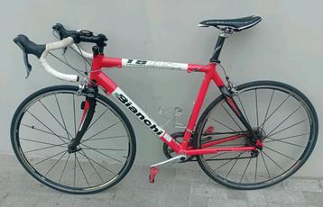 Koersfiets alu-carbon Bianchi 2x10speed maat53 28inch 🚴  beschikbaar voor biedingen