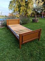 Lit 1 personne avec sommier, Maison & Meubles, 90 cm, Une personne, Brun, Enlèvement