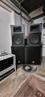 Dj speakers set 4x15 inc, Muziek en Instrumenten, Ophalen of Verzenden