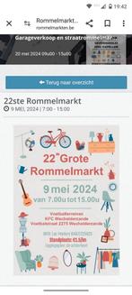 9 Mei te Wechelderzande Mega rommelmarkt, Tickets & Billets