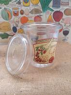 4 vintage weckbokalen + deksel en klem., Antiek en Kunst, Ophalen of Verzenden