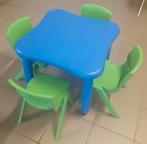 Speeltafel en 4 stoeltjes, Enlèvement, Utilisé