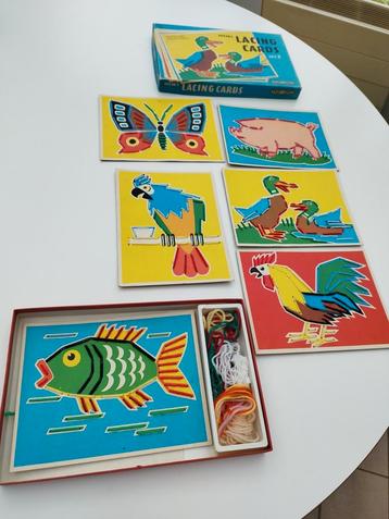 Leuke naaikaarten voor de kleintjes (vintage) beschikbaar voor biedingen